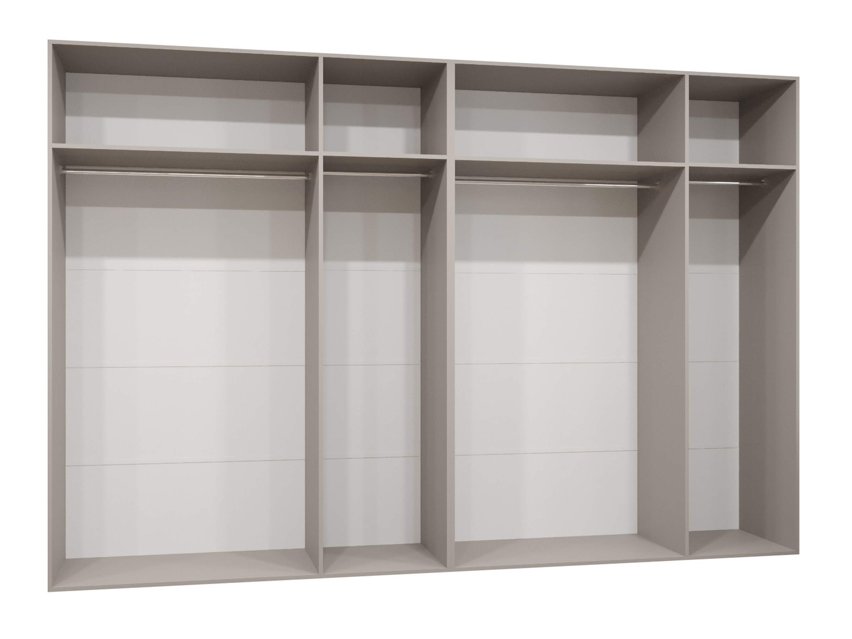 Kleiderschrank Hartford 632 (Weiß)