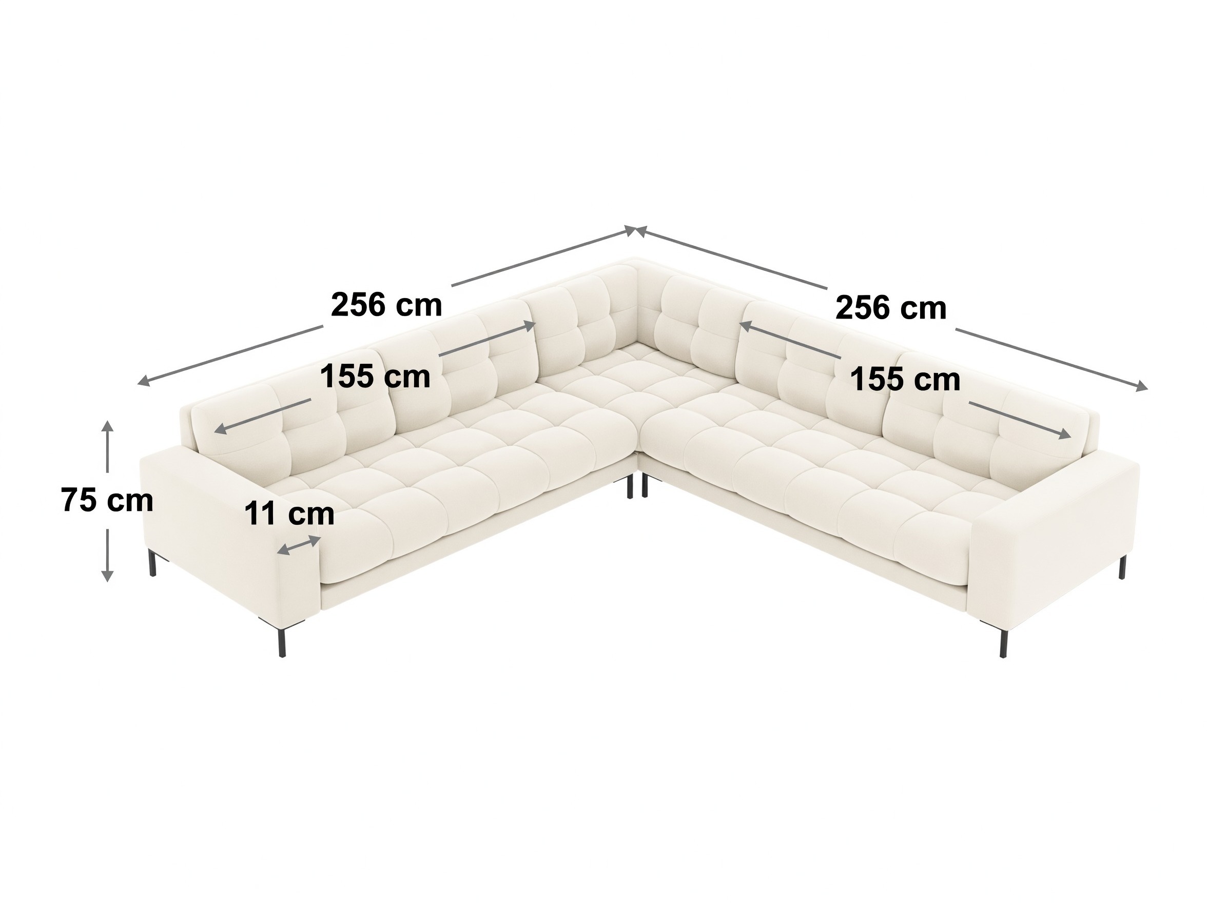 Ecksofa Lormelo 123 (Neve 02)