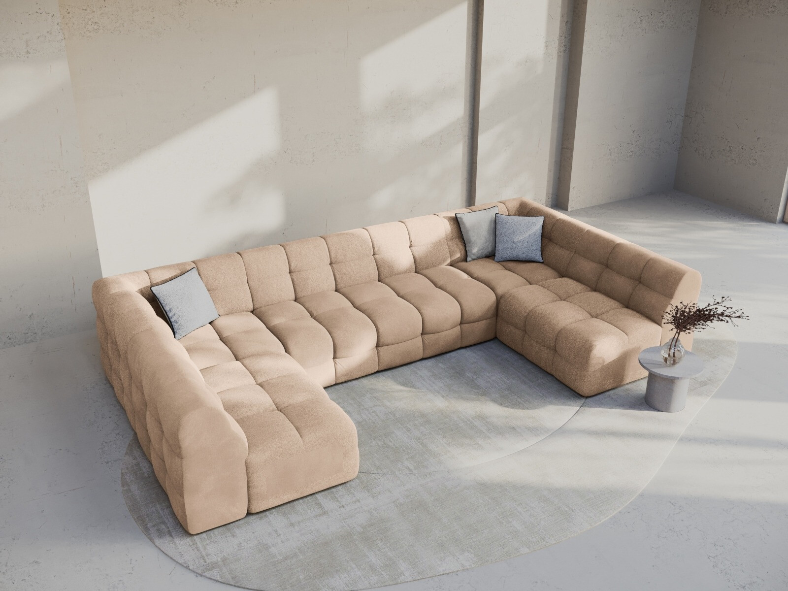 Ecksofa Fivtivu 105 (Magic Velvet 2282)