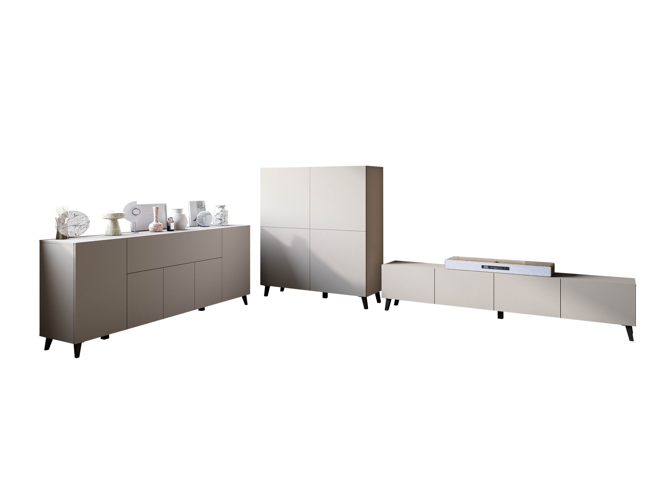 Wohnzimmer-Sets Levtive 104 (Kaschmir)