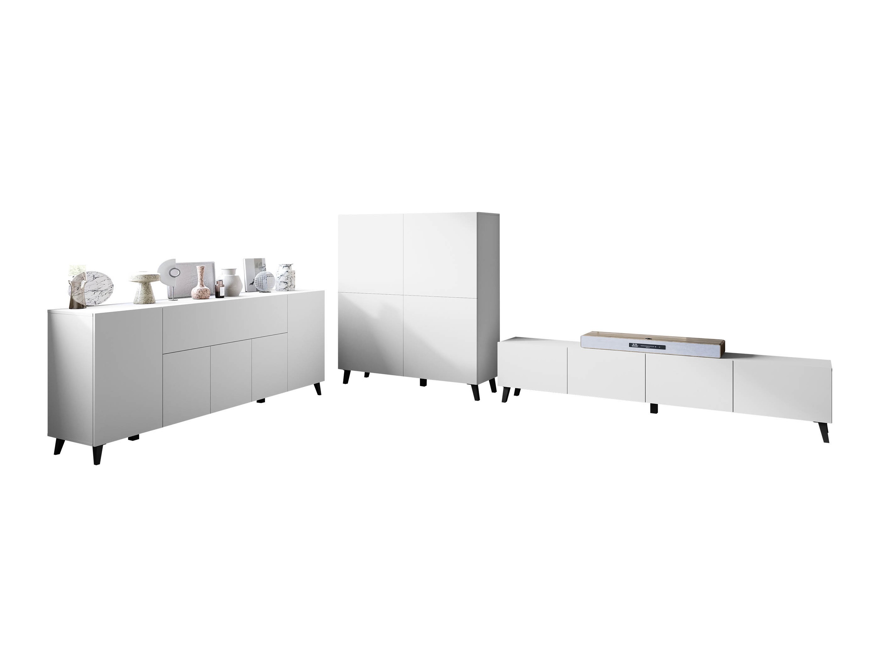 Wohnzimmer-Sets Levtive 104 (Weiß)