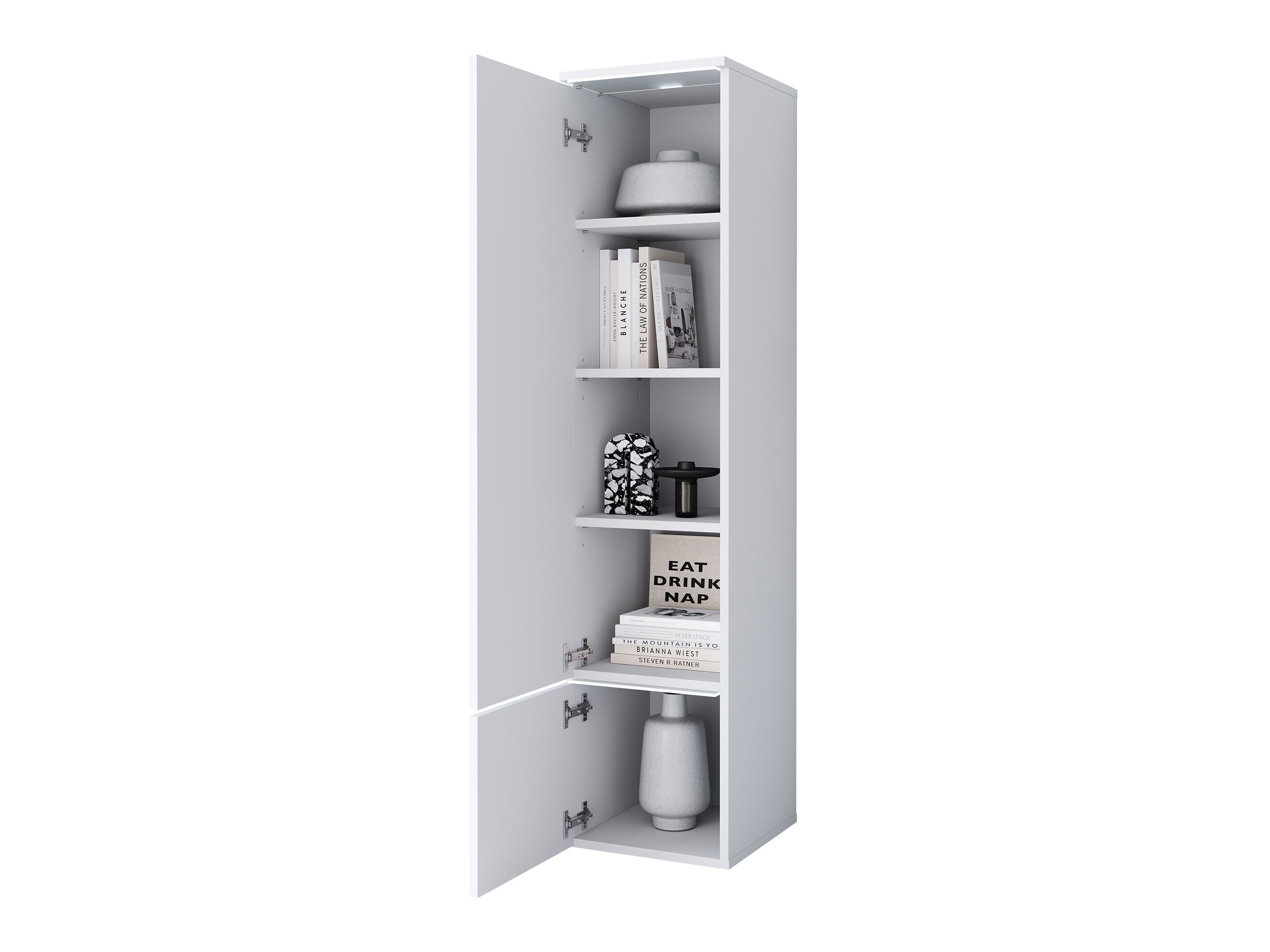 Regal Mirfivo 108 (Weiß + Weiß glänzend)