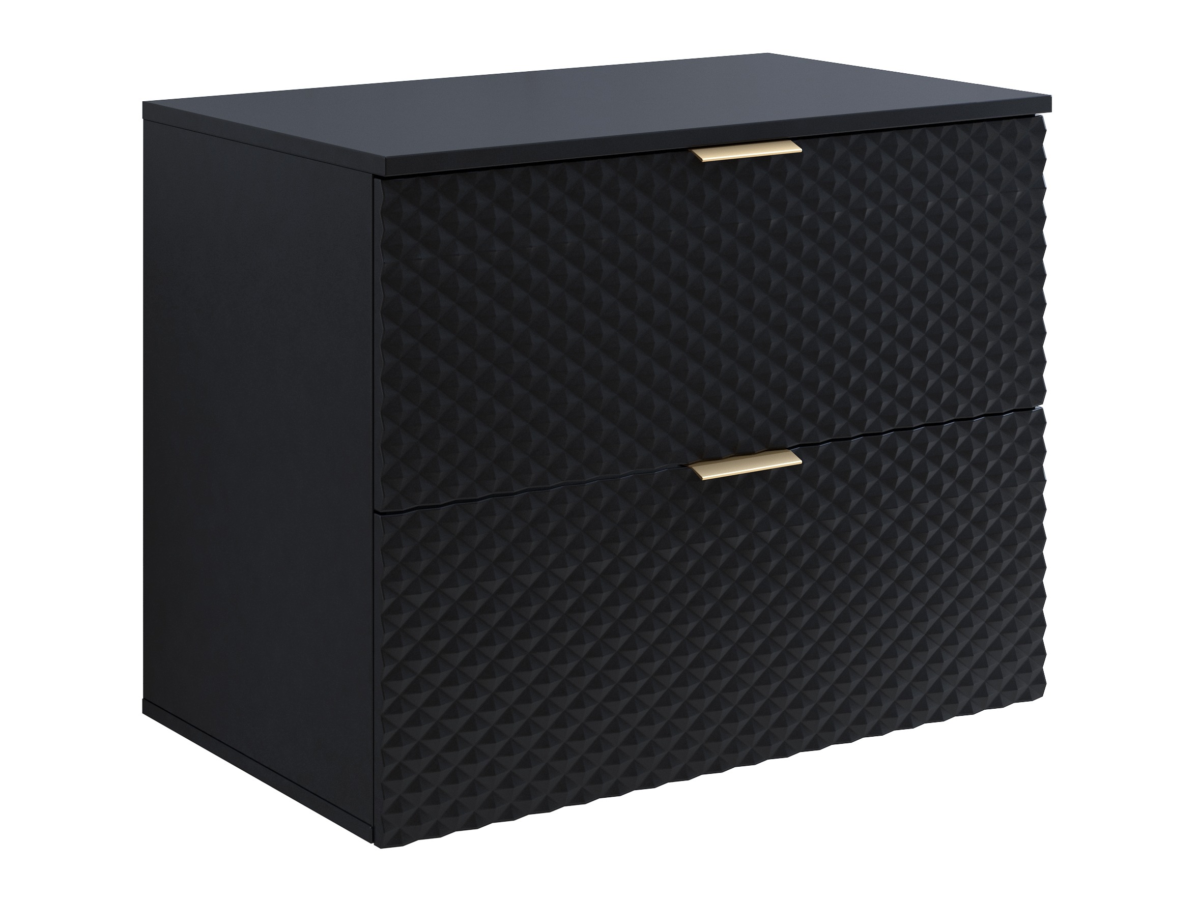 Hängeschrank für Waschbecken Liretu 107 (Schwarz)