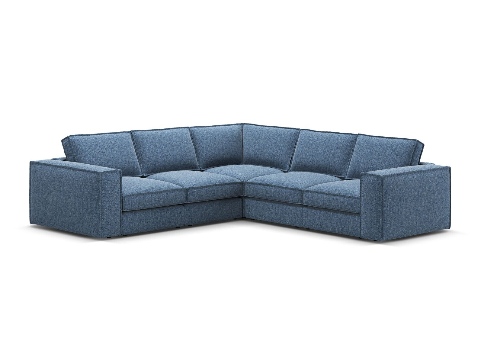 Modulares Ecksofa Dalodei 113 (Babel Blue)