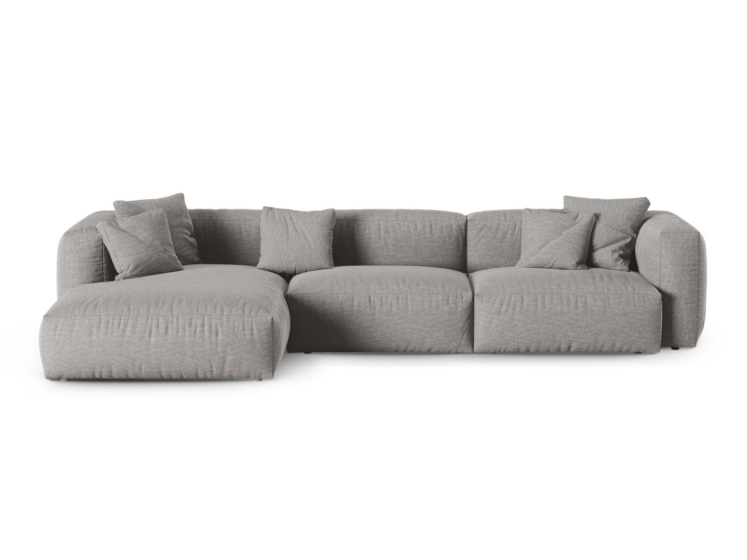 Modulares Ecksofa Sorcoro 121 (Boston Light Grey)