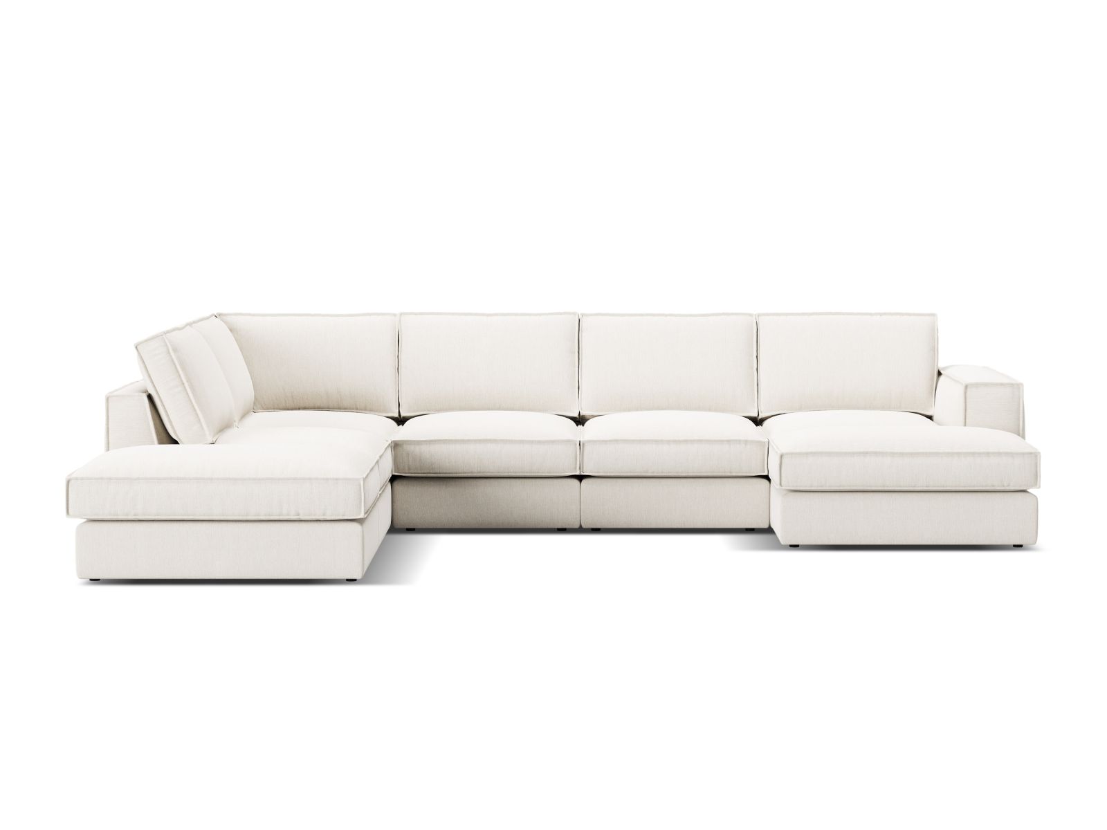 Modulares Ecksofa Dalodei 114 (Babel White)