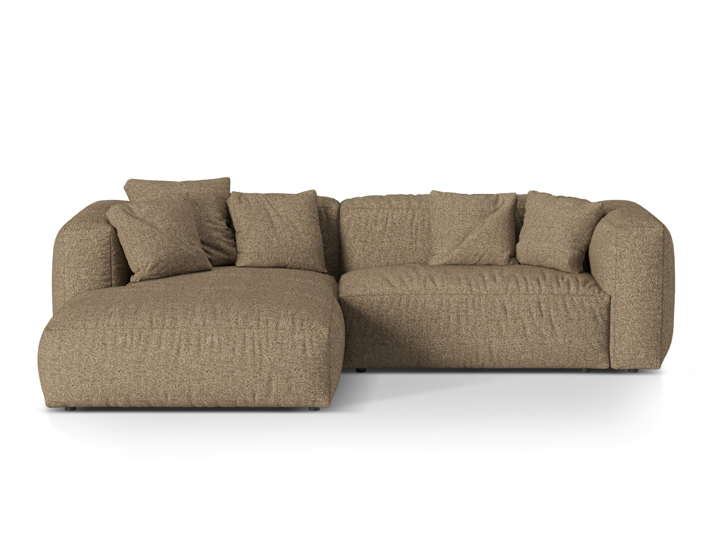 Modulares Ecksofa Sorcoro 122 (Monet Cappucinicht)