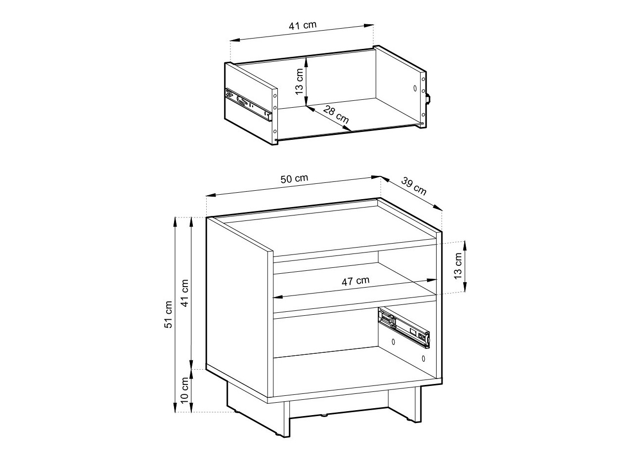 Nachttisch Romsona 106