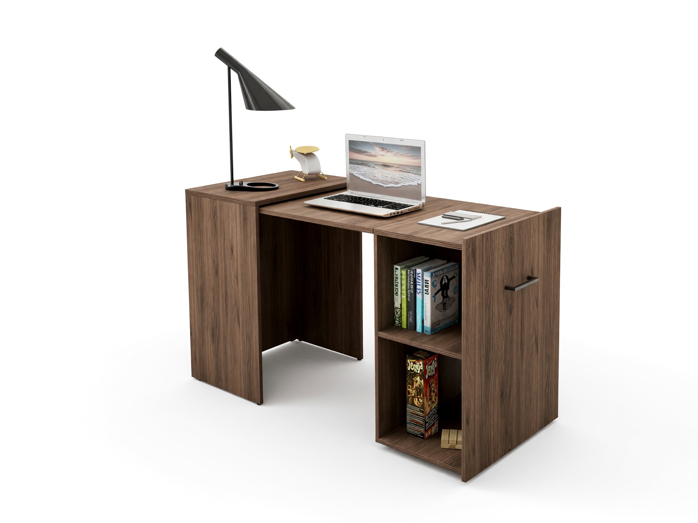 Bürotisch Austin 304 (Nussholzoptik)