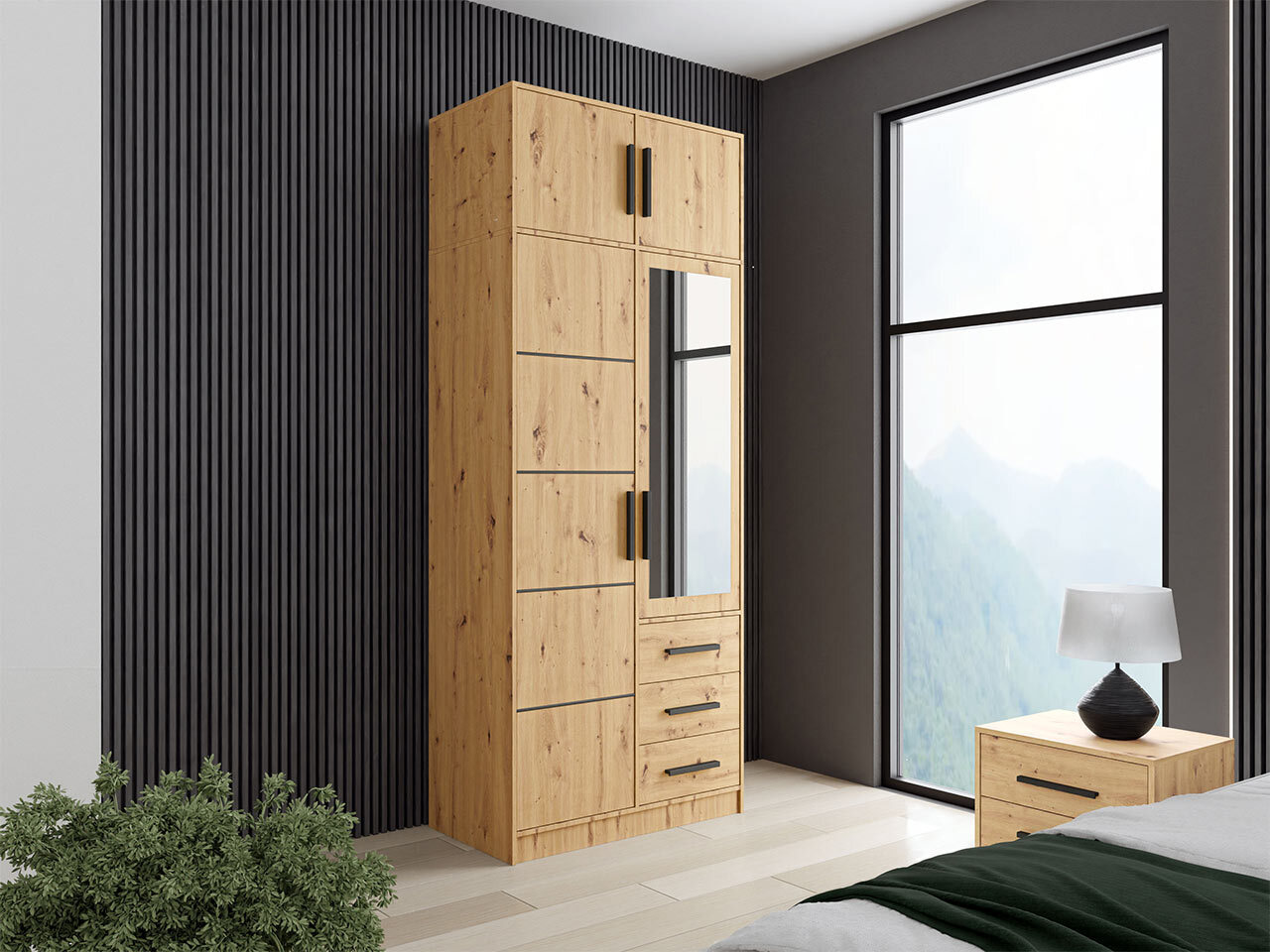 Kleiderschrank Lombala 108