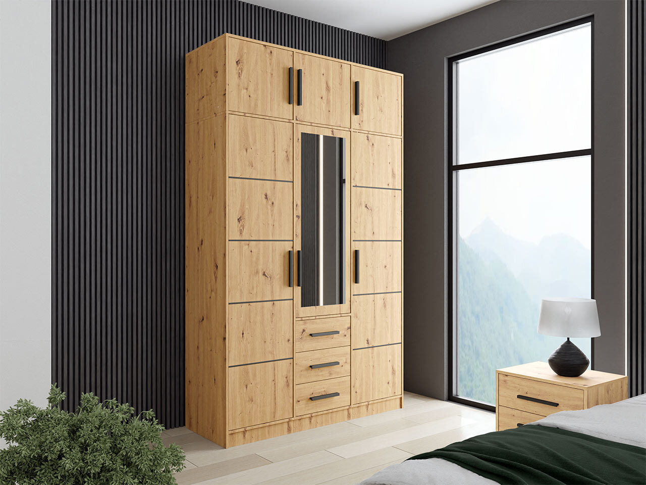 Kleiderschrank Lombala 109