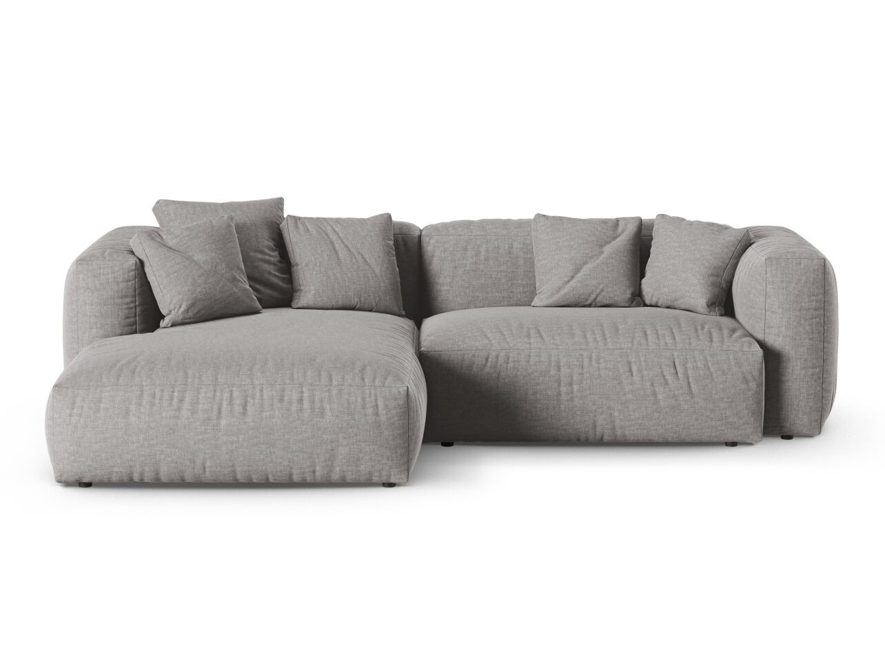 Modulares Ecksofa Sorcoro 123 (Boston Light Grey)