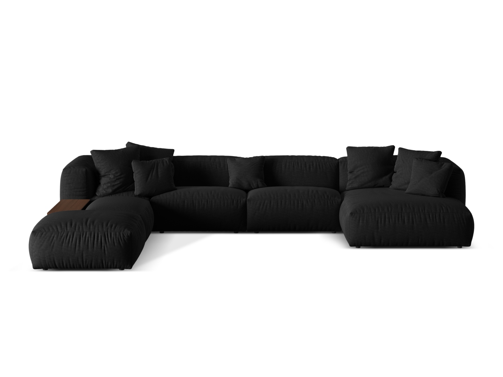 Modulares Ecksofa Sorcoro 124 (Boston Black)
