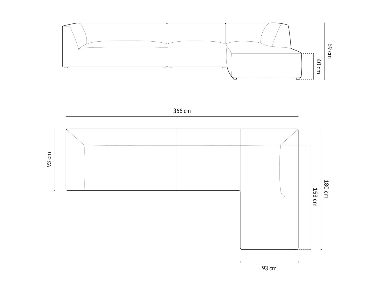 Ecksofa Vermaru 107 (Scala Asche)
