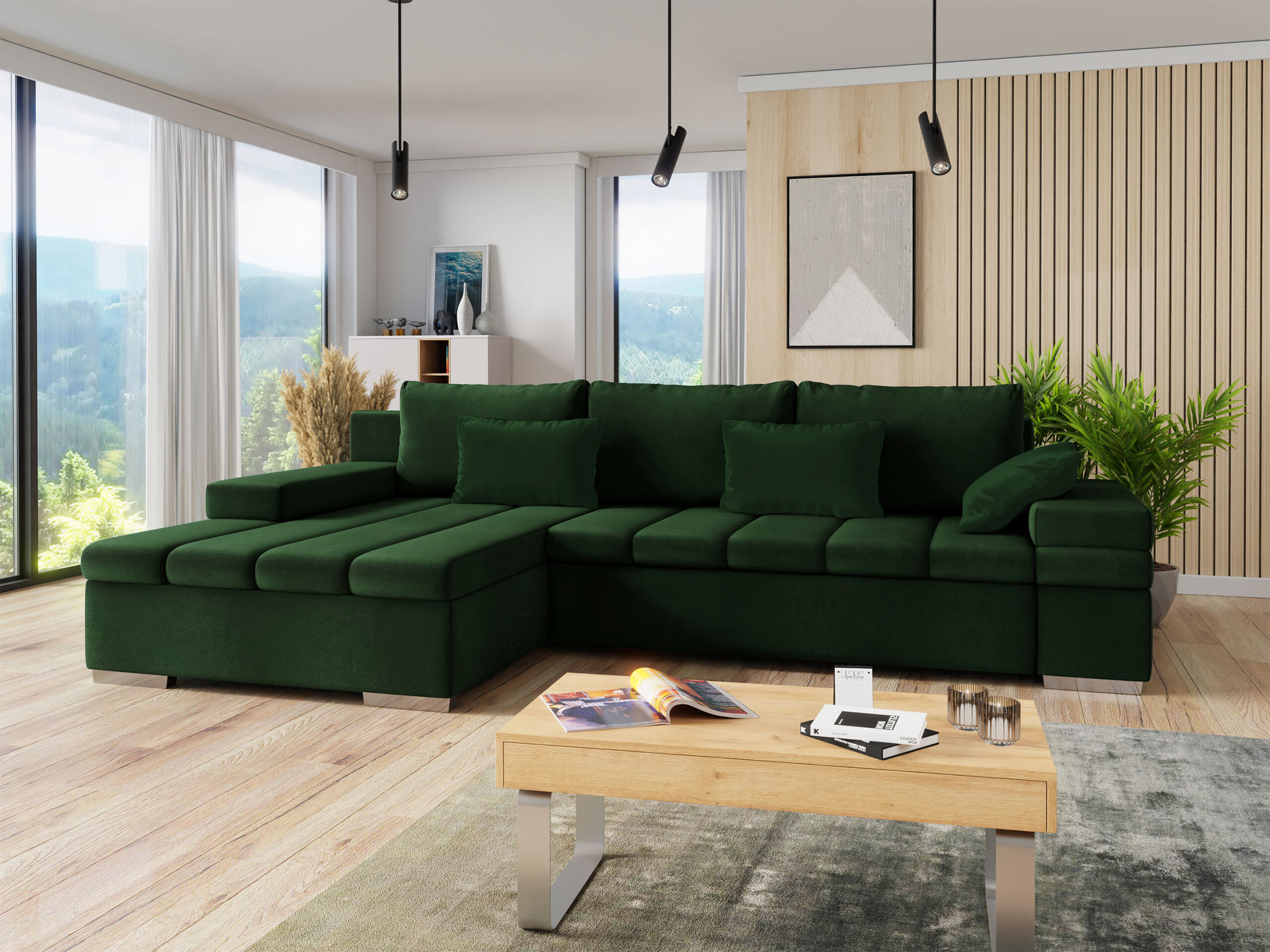 Ecksofa Comfivo Olivetum (Links)