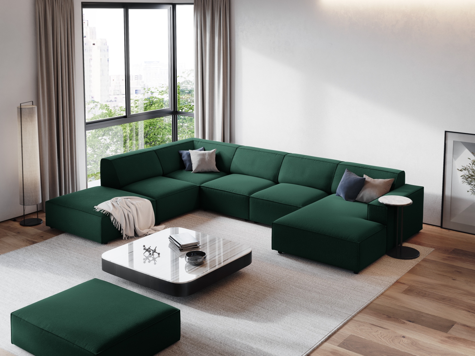 Modulares Ecksofa Lomcalu 123 (Megan 359)