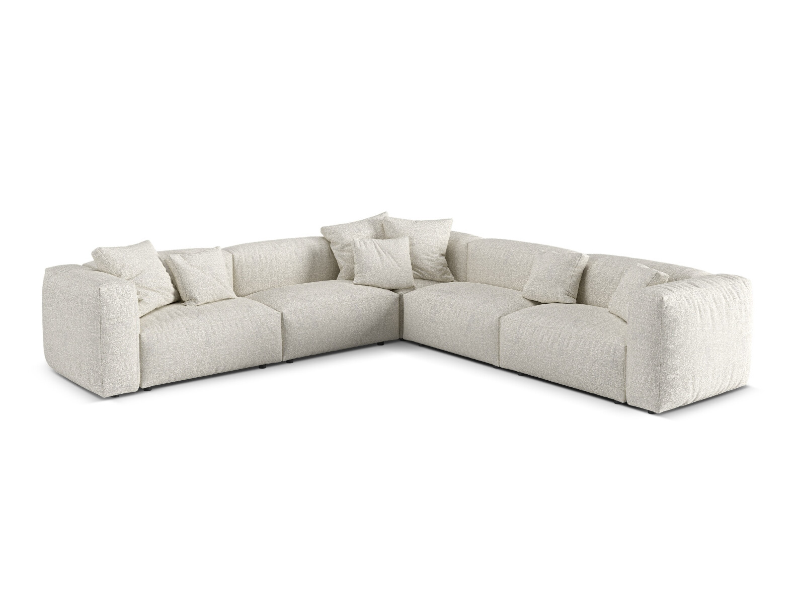 Modulares Ecksofa Sorcoro 130 (Monet Pearl)