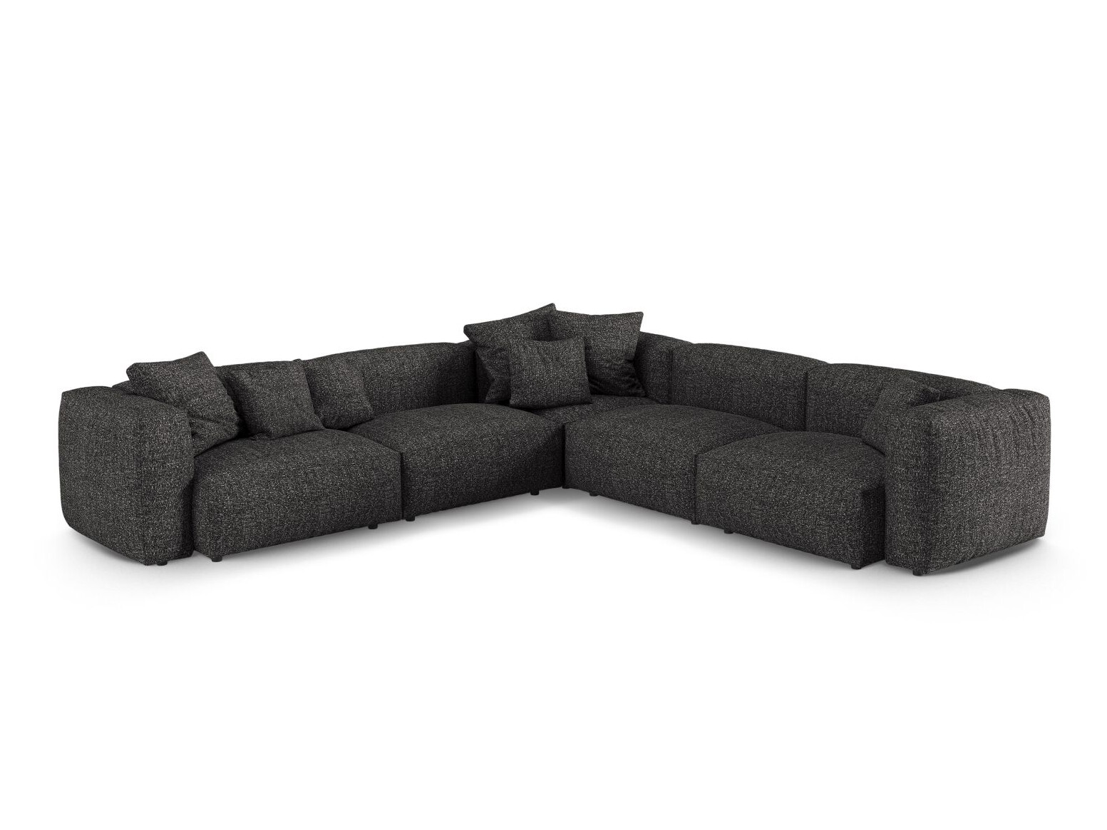 Modulares Ecksofa Sorcoro 131 (Monet Anthracite)