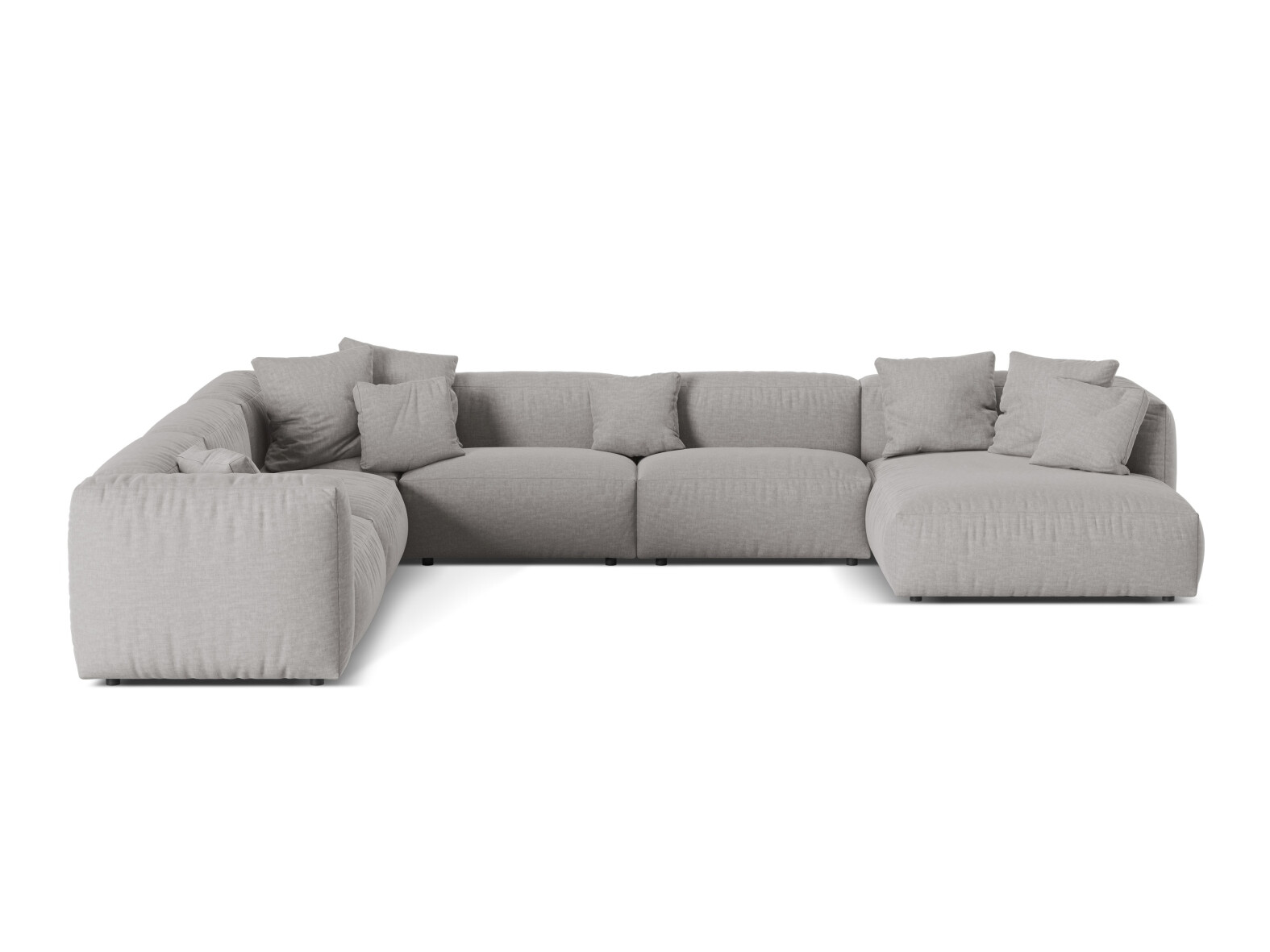 Modulares Ecksofa Sorcoro 132 (Boston Light Grey)
