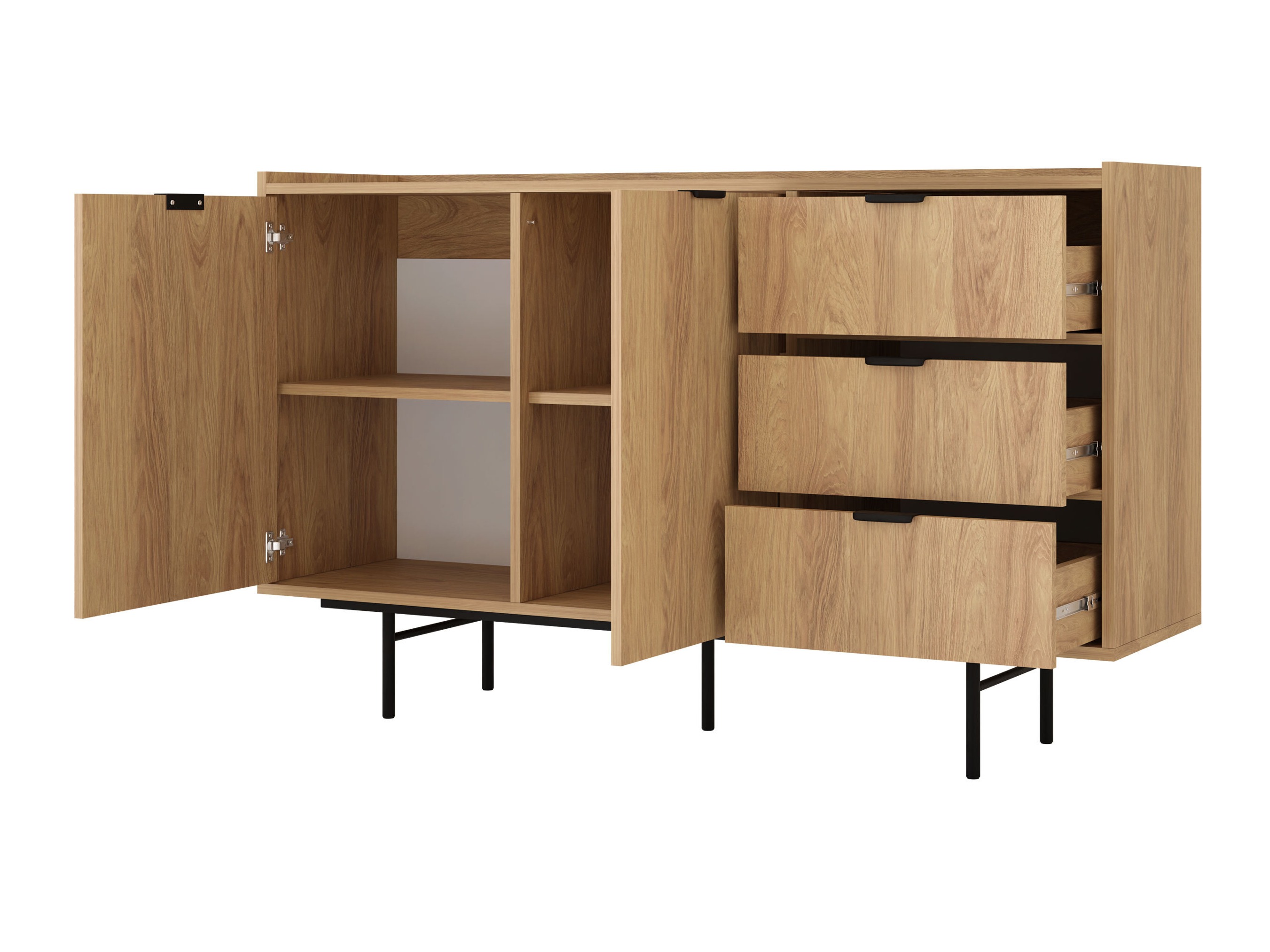 Kommoden Studos I (Eichenholzoptik)