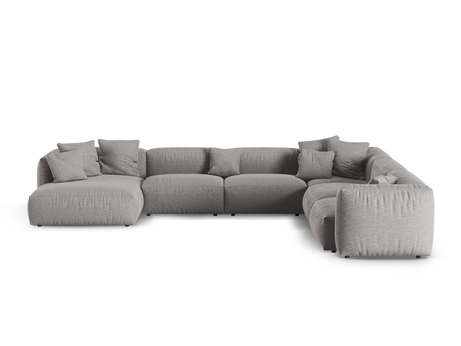 Modulares Ecksofa Sorcoro 133 (Boston Light Grey)