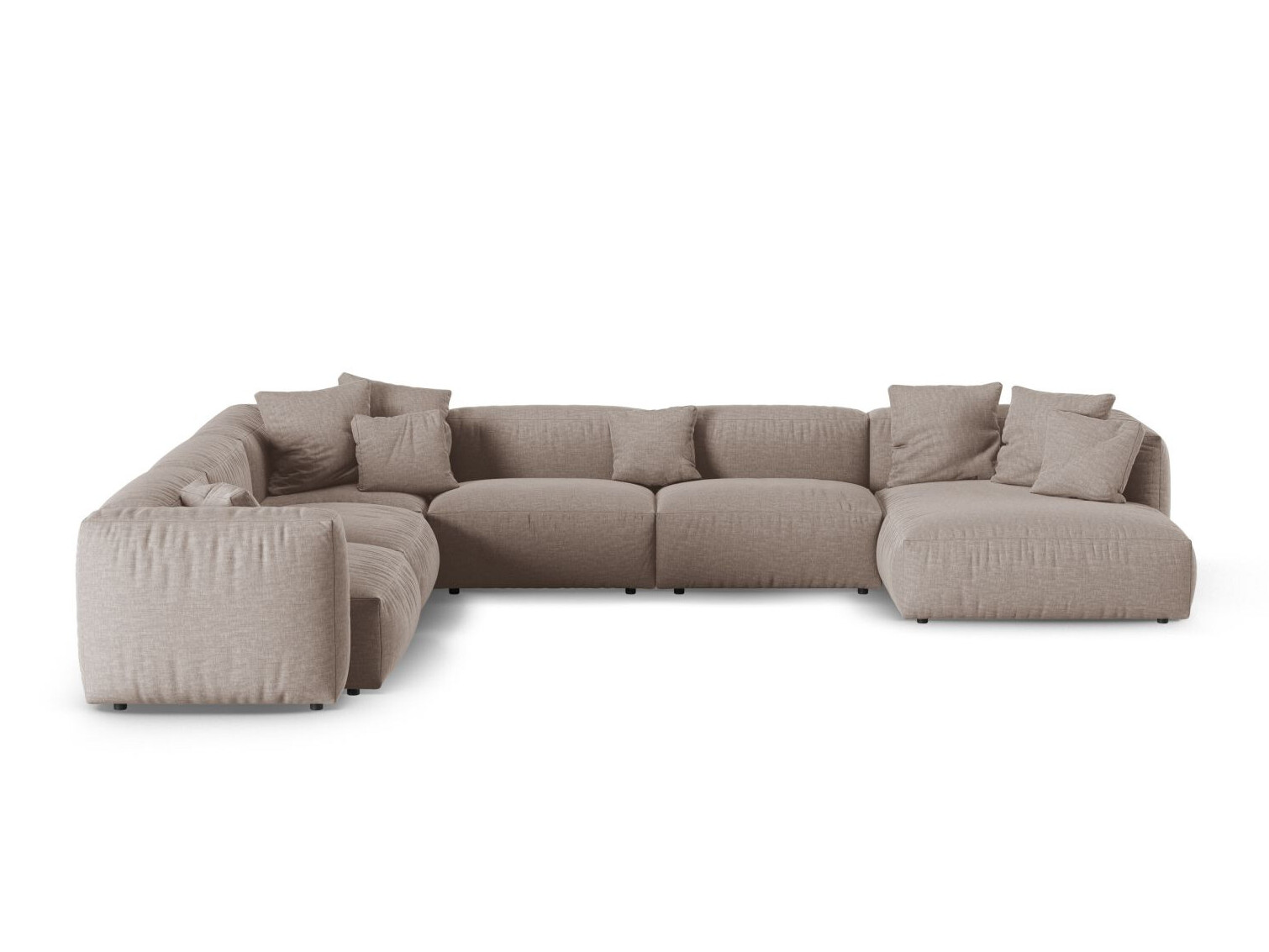 Modulares Ecksofa Sorcoro 133 (Boston Trufa)