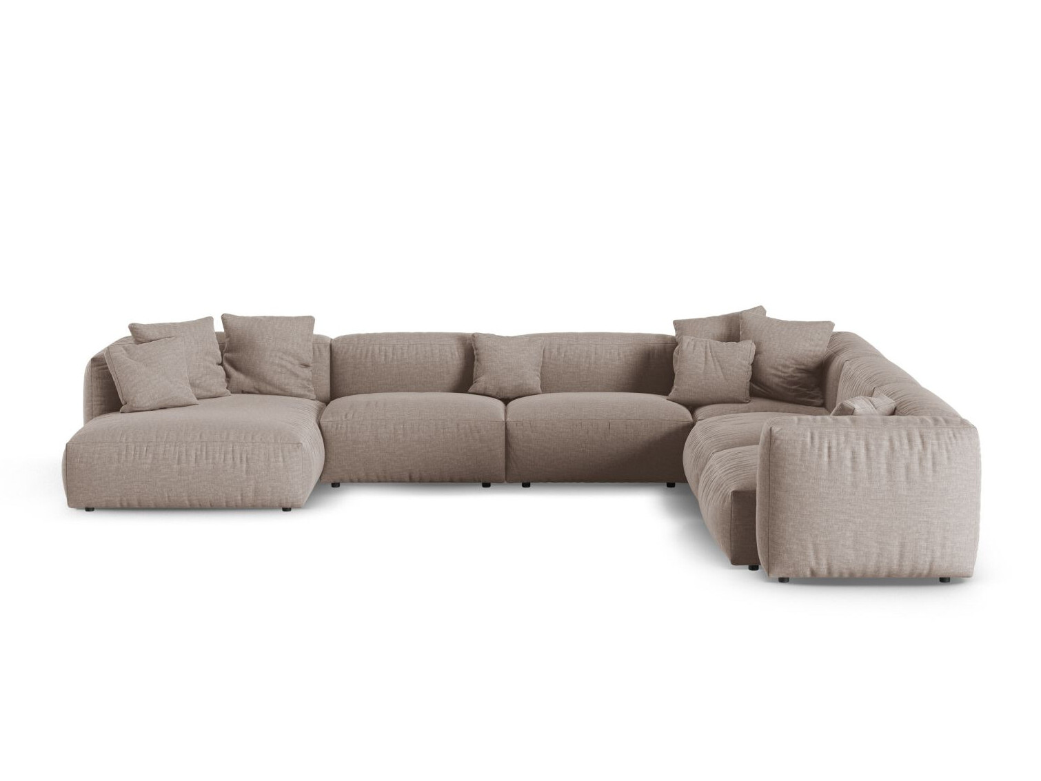 Modulares Ecksofa Sorcoro 133 (Boston Trufa)