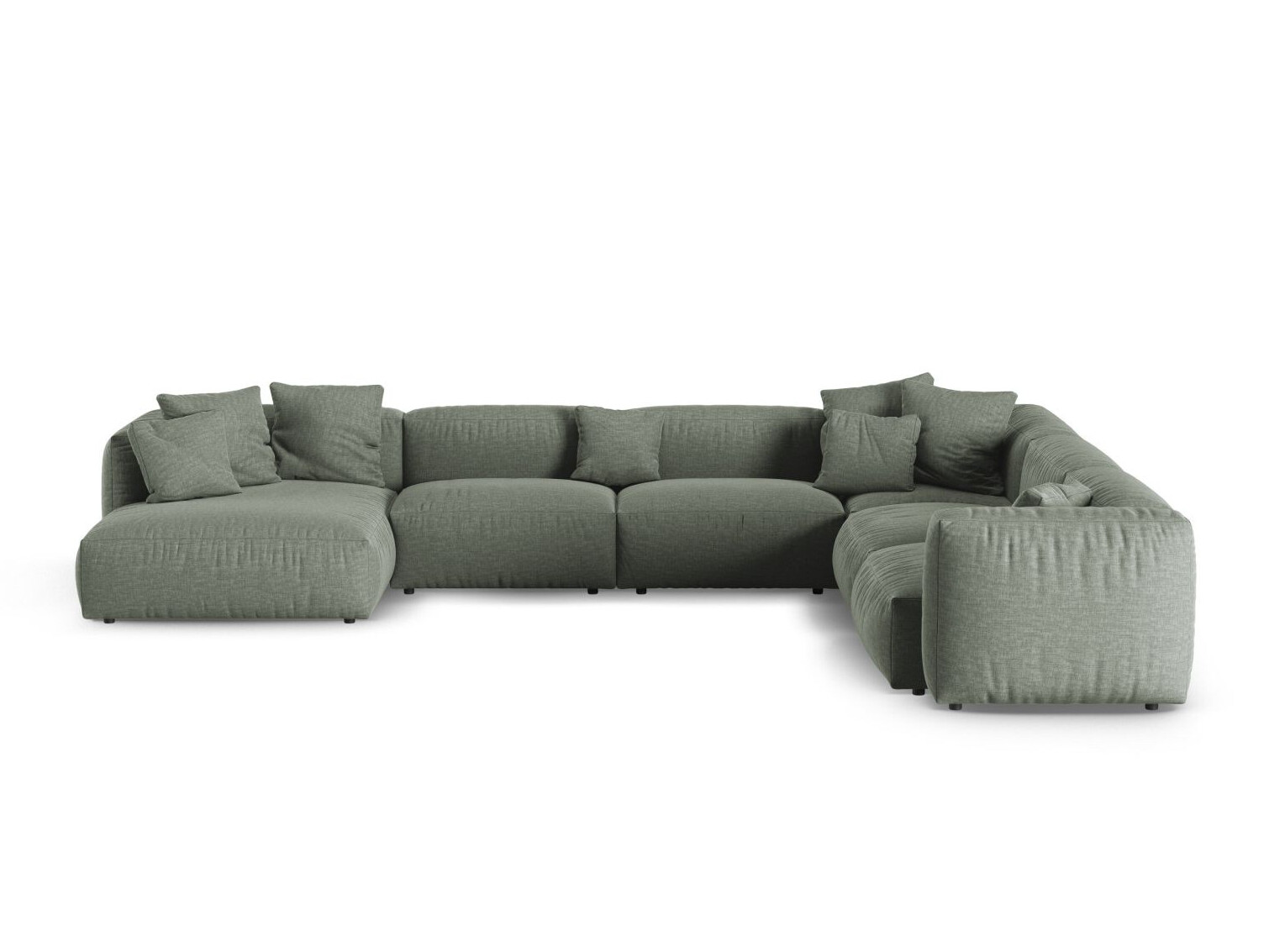 Modulares Ecksofa Sorcoro 133 (Boston Water Green)