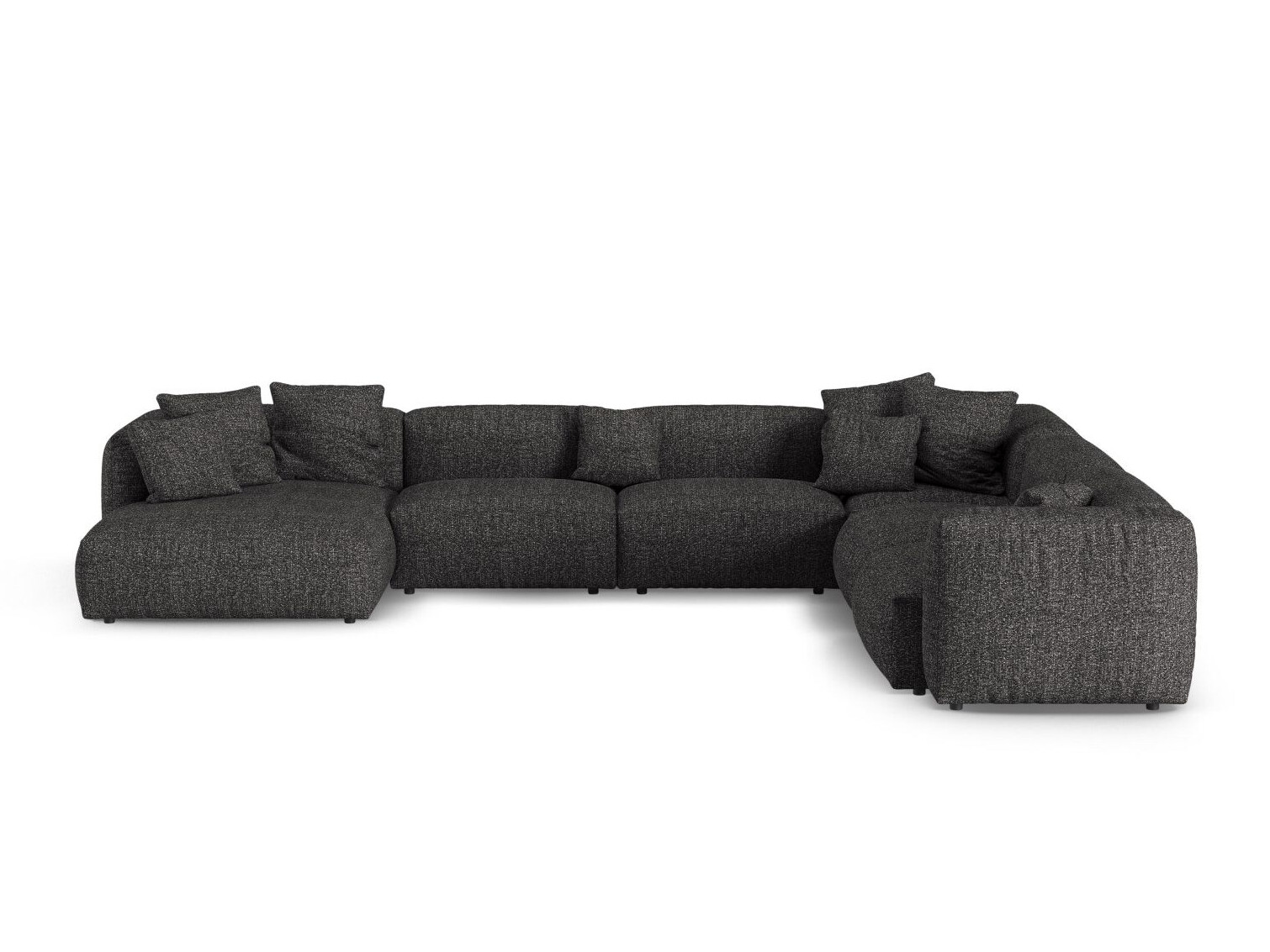 Modulares Ecksofa Sorcoro 133 (Monet Anthracite)