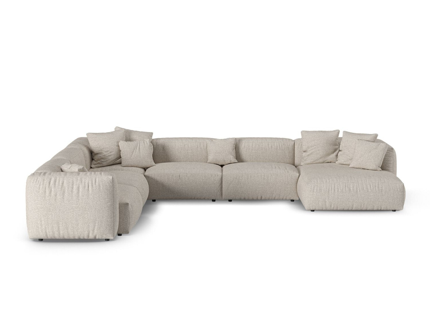 Modulares Ecksofa Sorcoro 133 (Monet Sand)