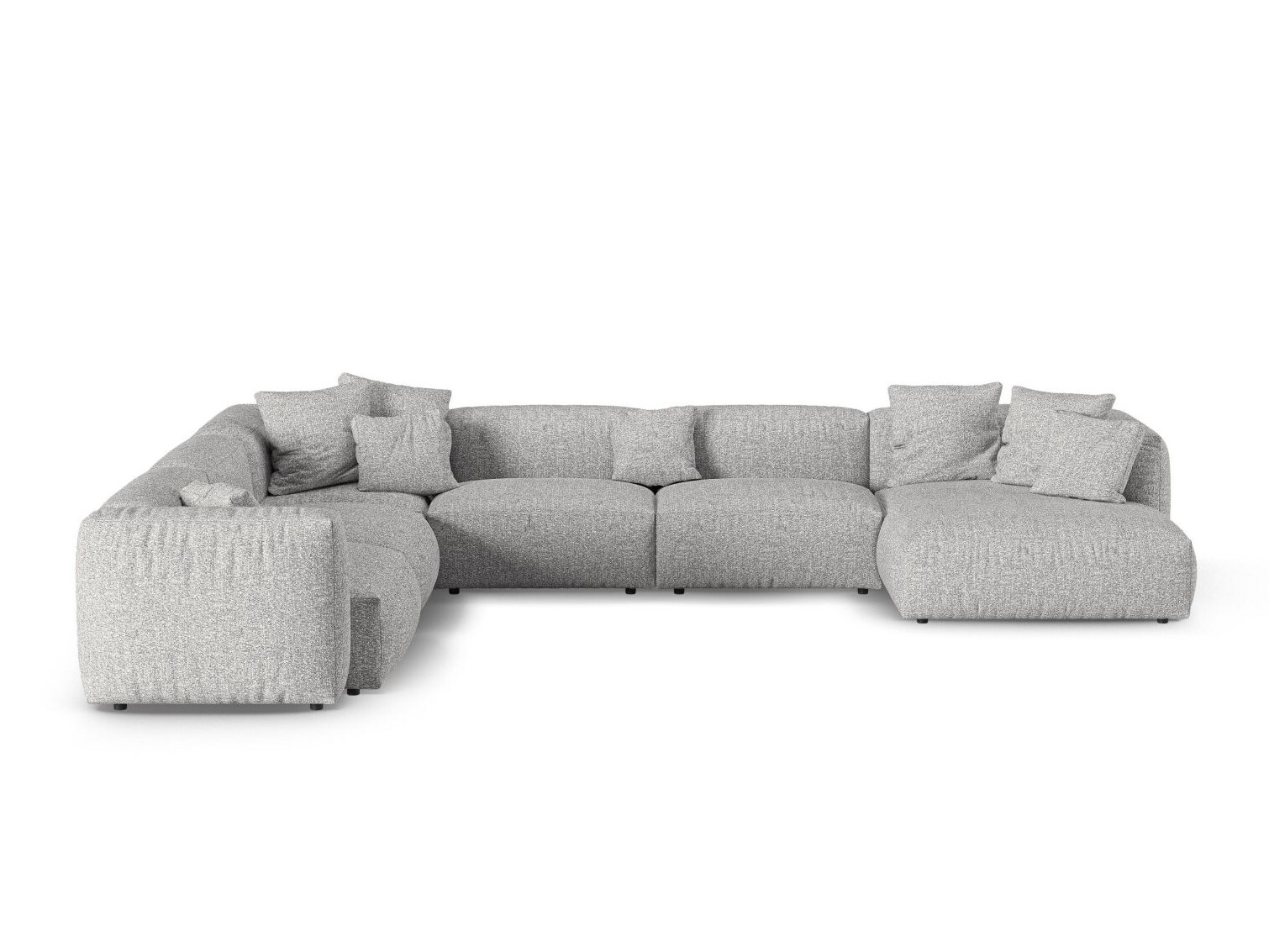 Modulares Ecksofa Sorcoro 133 (Monet Silver)