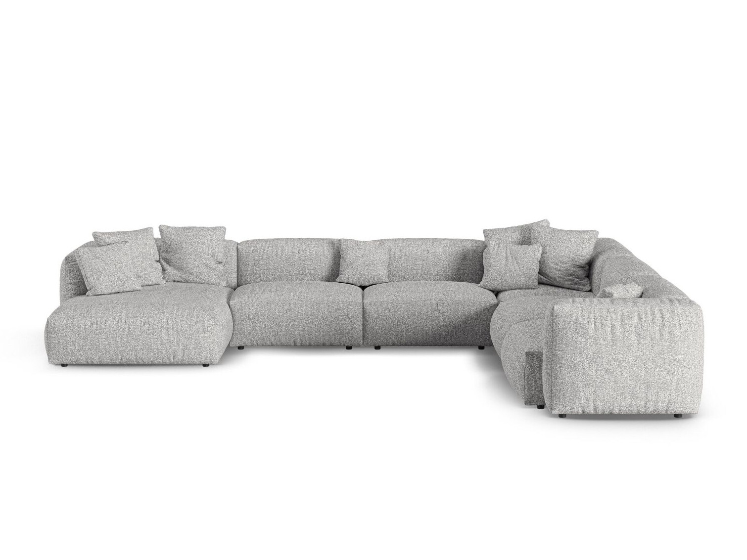 Modulares Ecksofa Sorcoro 133 (Monet Silver)