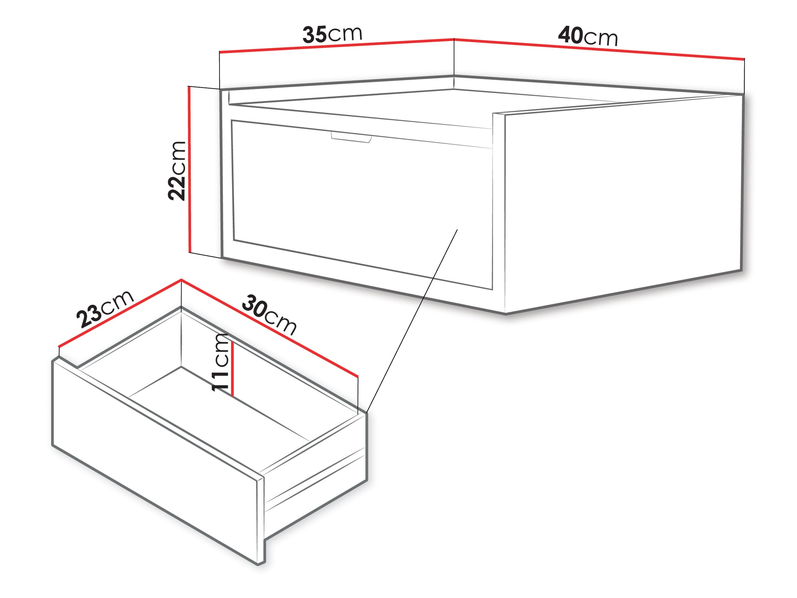 Nachttisch Studos I (Eichenholzoptik)