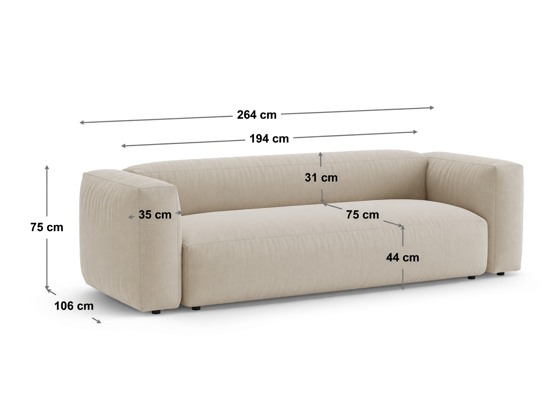 Schlafsofa Sorcoro 135 (Vogue 1)
