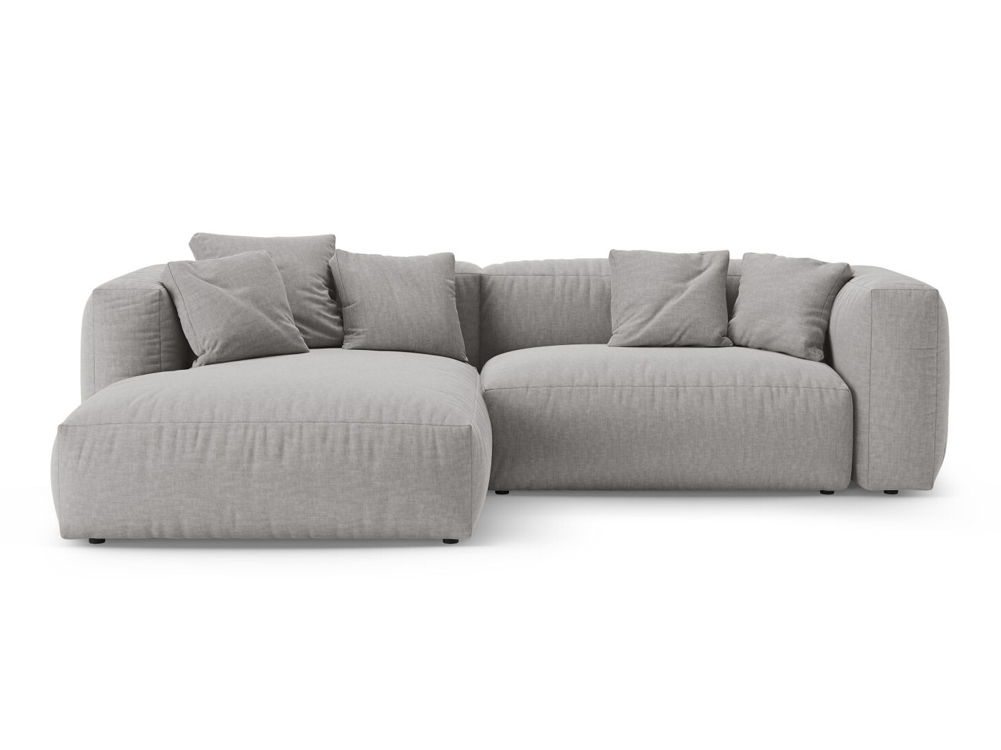 Ecksofa Sorcoro 136 (Boston Light Grey)