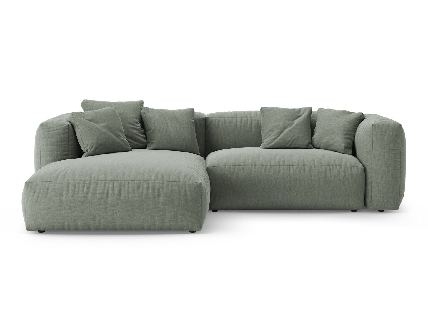 Ecksofa Sorcoro 136 (Boston Water Green)