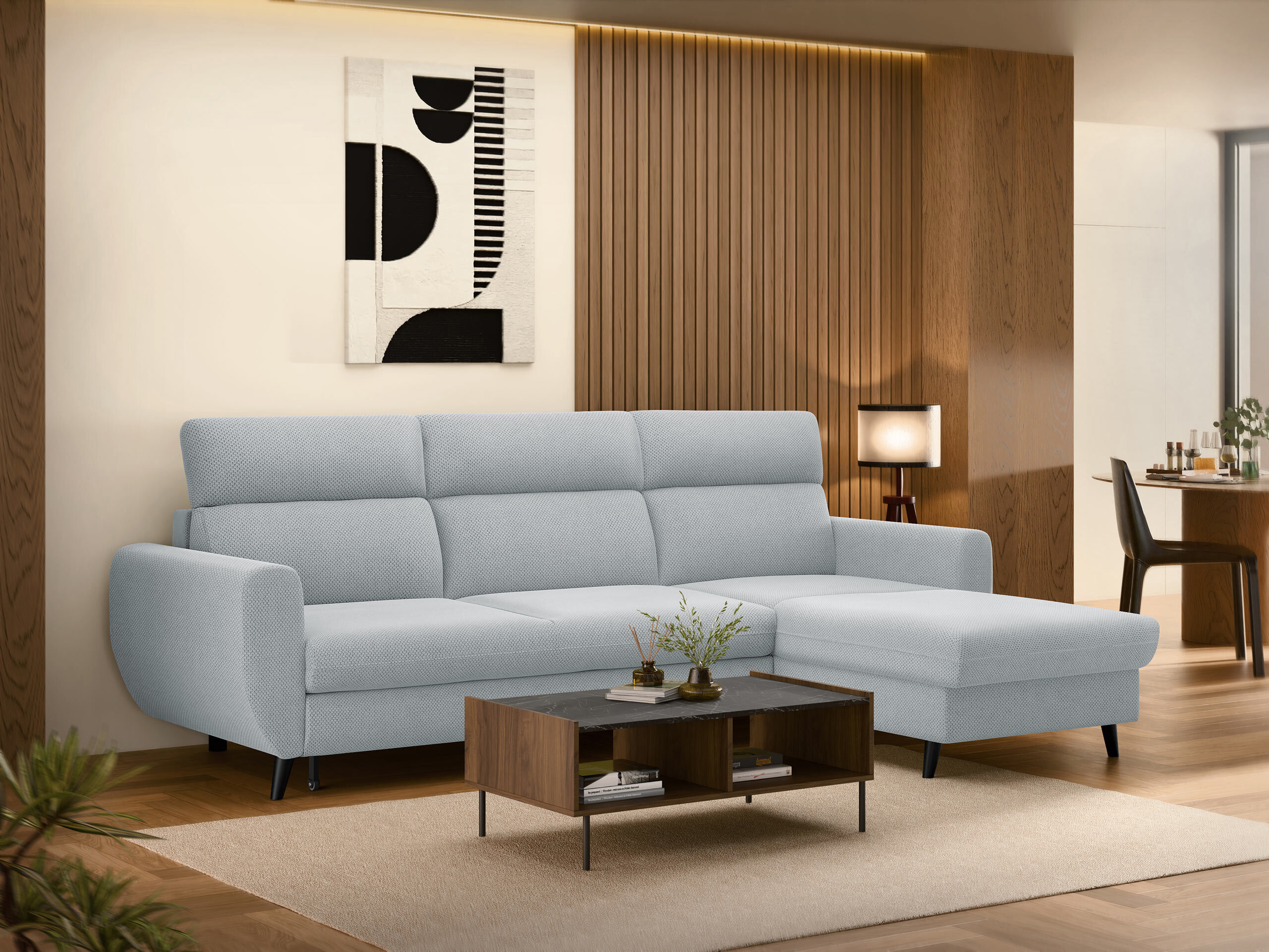 Ecksofa Temple 132 (Cruz 80)