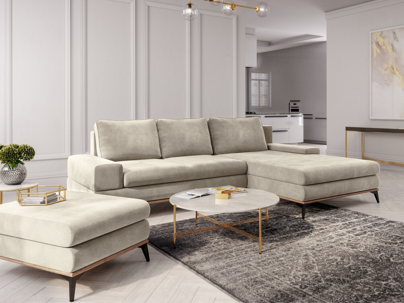 Ecksofa Beckley 362 (Monolith 02)