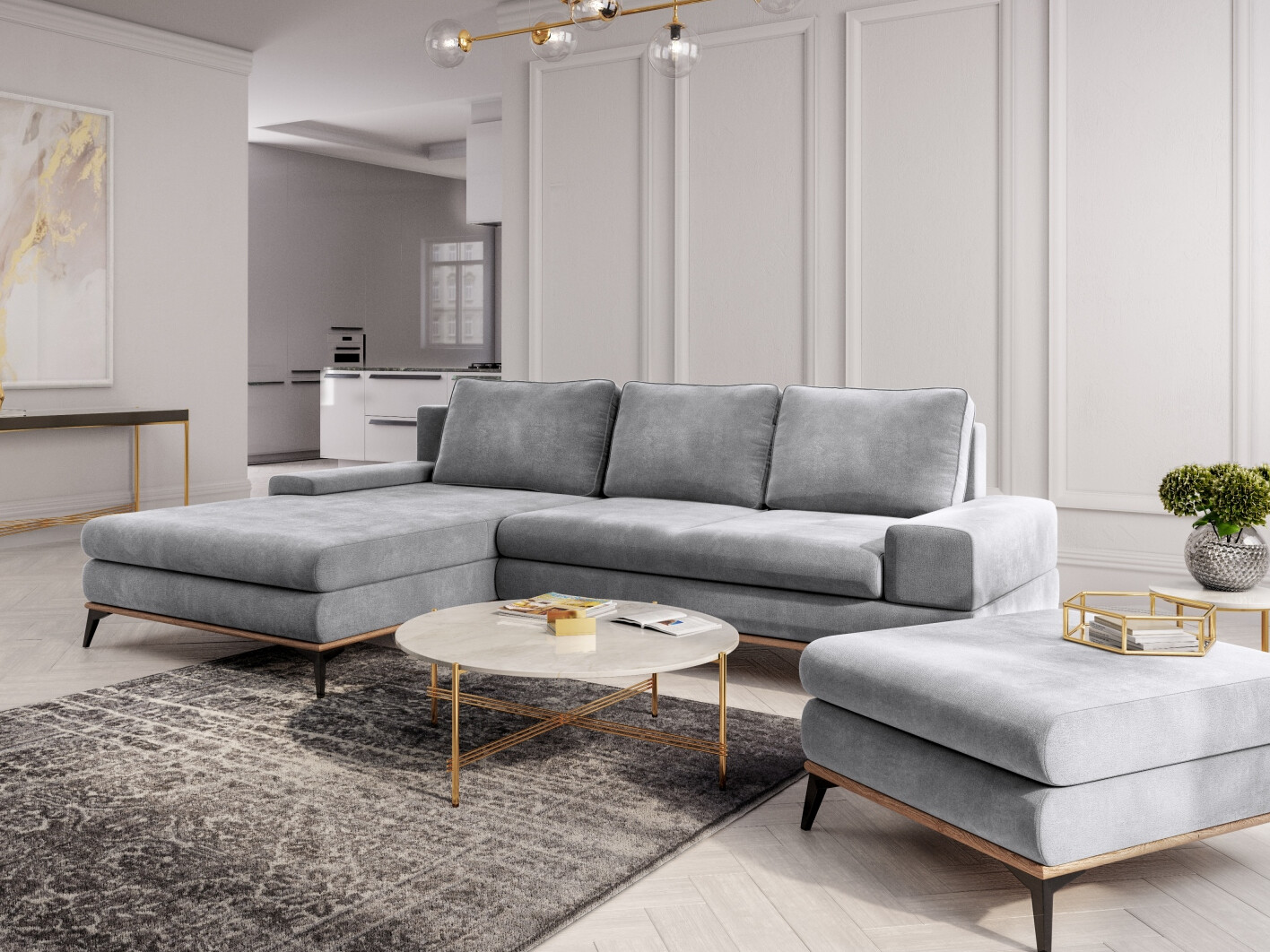 Ecksofa Beckley 362 (Monolith 84)