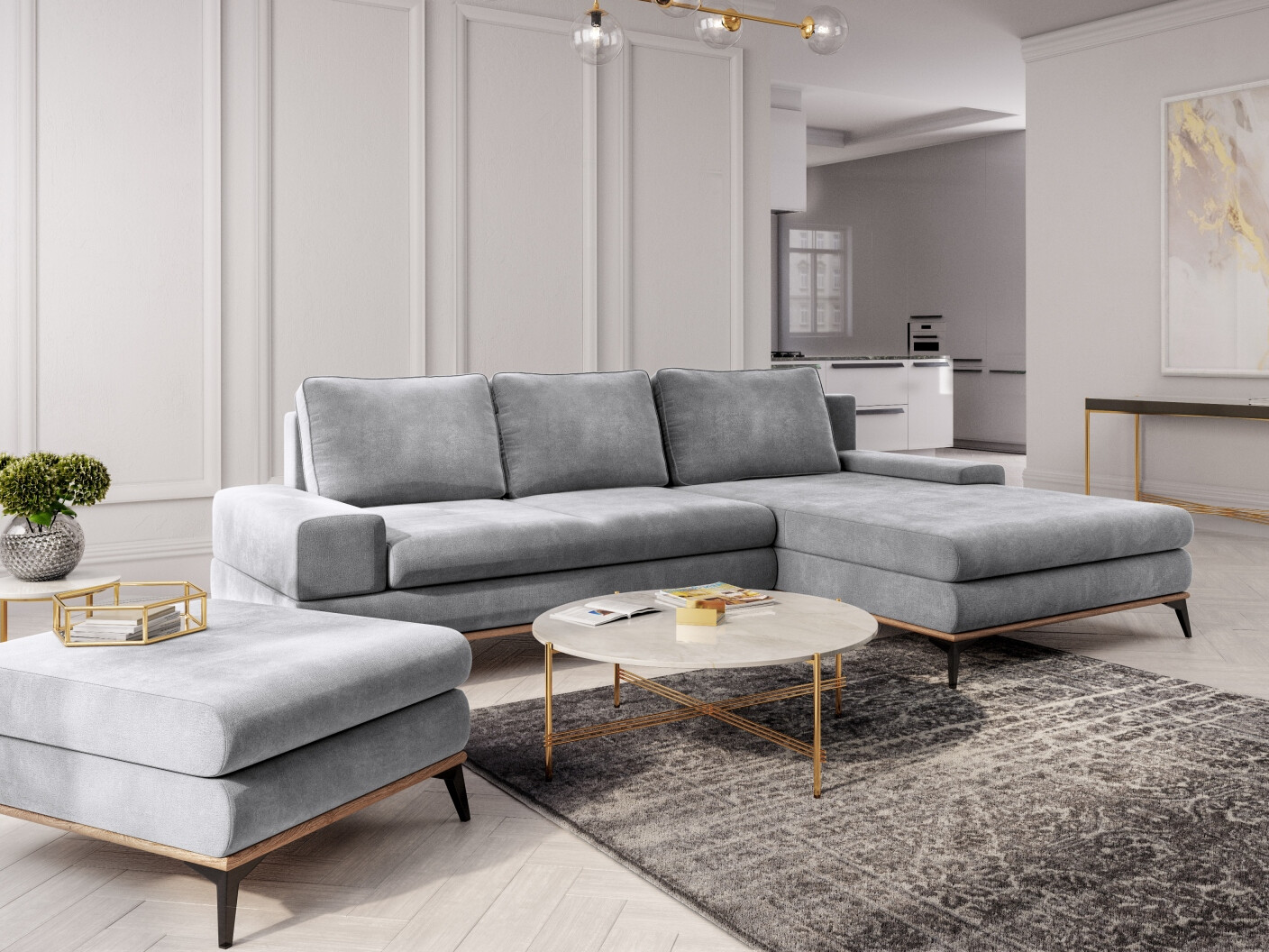 Ecksofa Beckley 362 (Monolith 84)