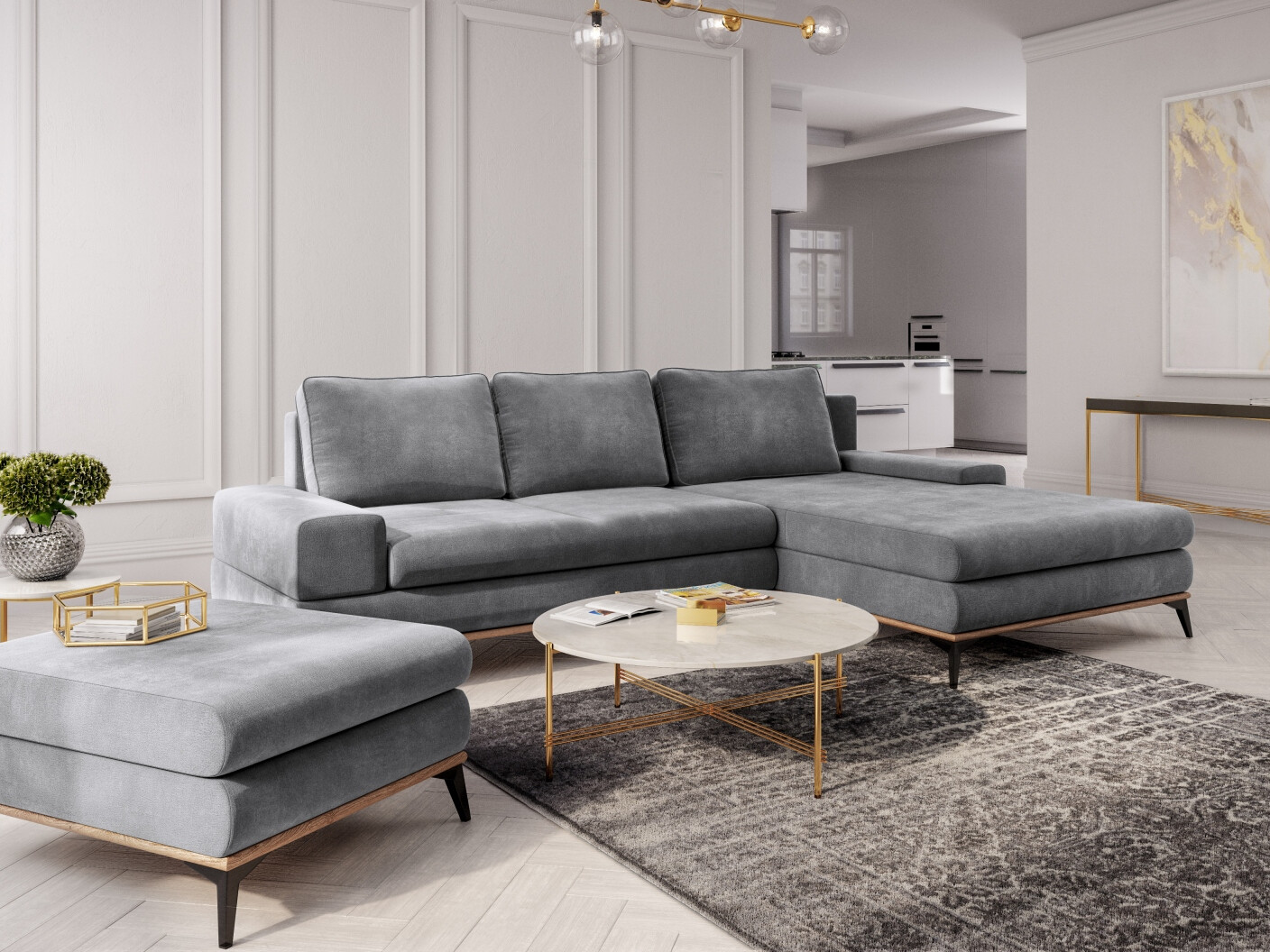 Ecksofa Beckley 362 (Monolith 92)