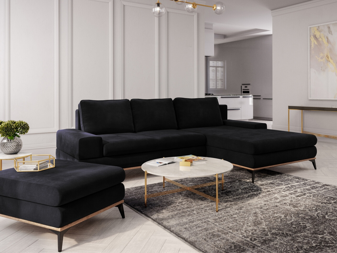 Ecksofa Beckley 362 (Riviera 100)