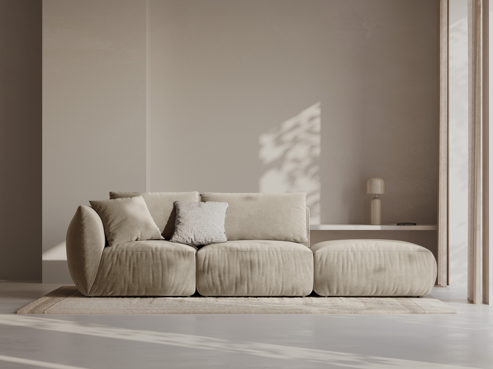 Modulares Sofa Ruvmone 105 (Casino Pearl)