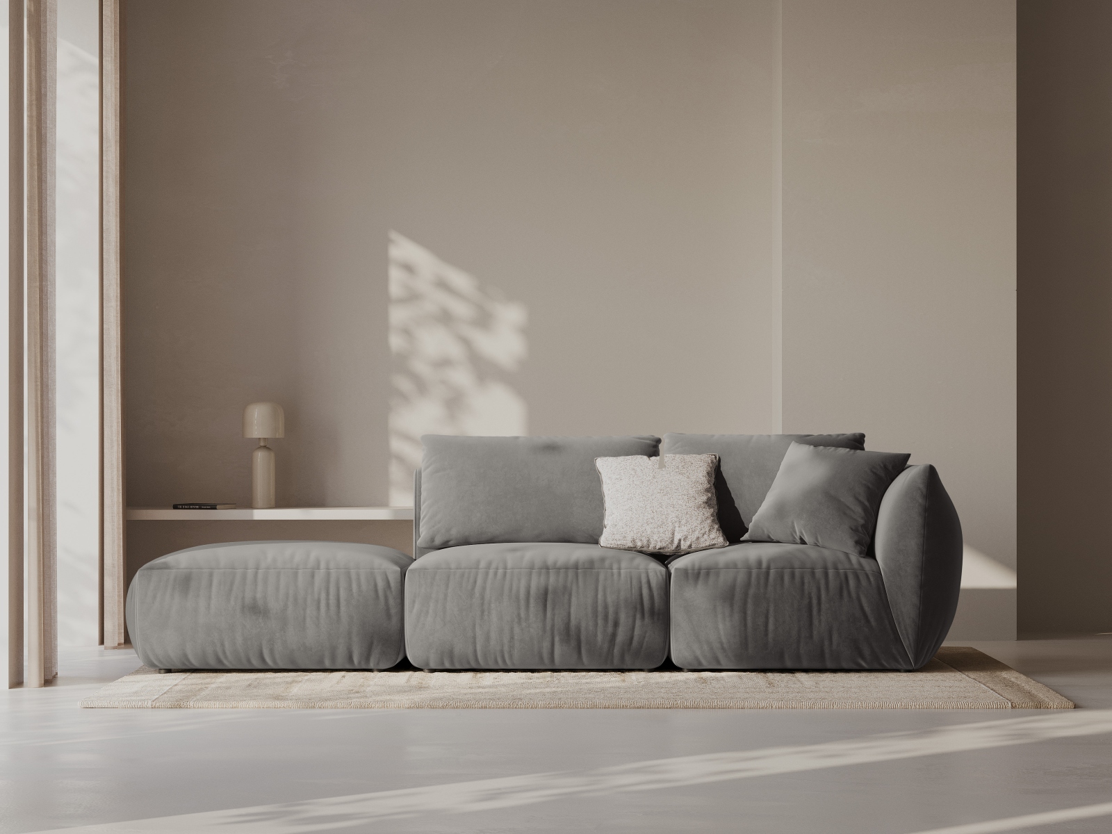 Modulares Sofa Ruvmone 105 (Casino Stone)