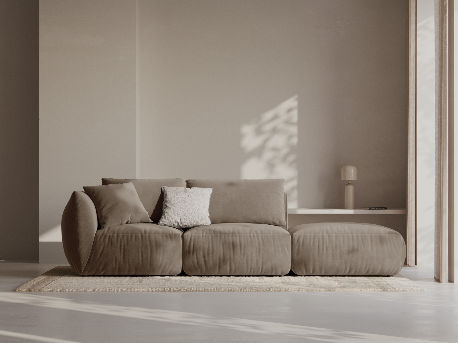 Modulares Sofa Ruvmone 105 (Casino Taupe)