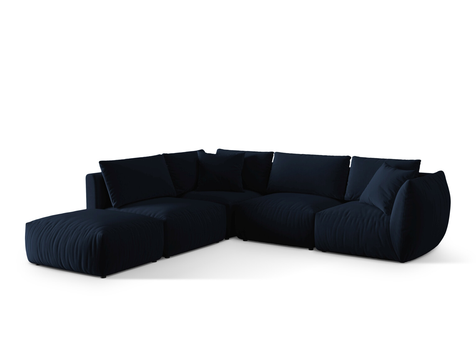 Modulares Ecksofa Ruvmone 108 (Casino Deep Blue)