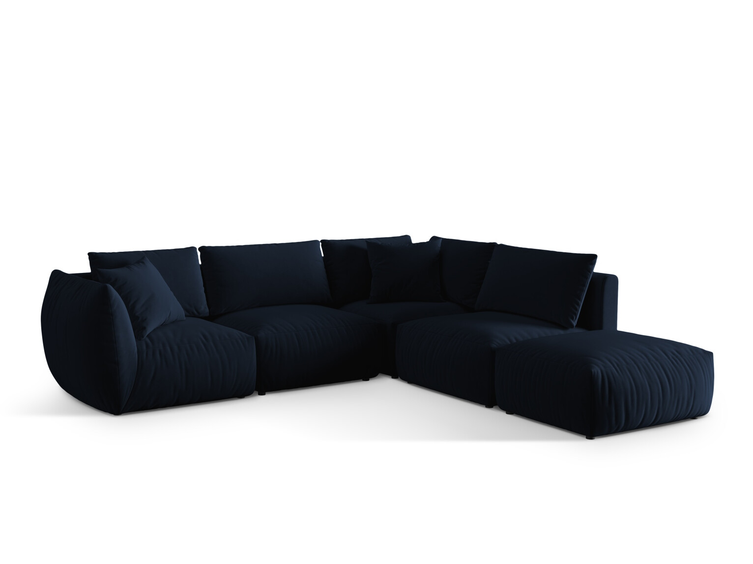 Modulares Ecksofa Ruvmone 108 (Casino Deep Blue)