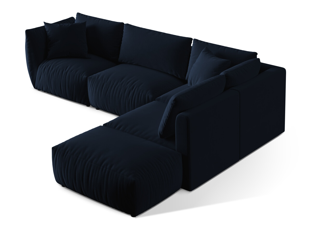 Modulares Ecksofa Ruvmone 108 (Casino Deep Blue)