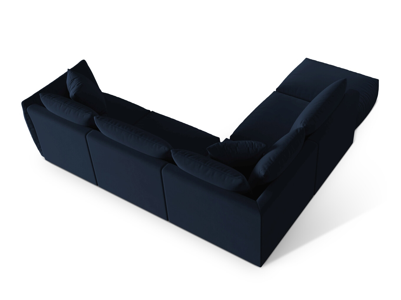 Modulares Ecksofa Ruvmone 108 (Casino Deep Blue)