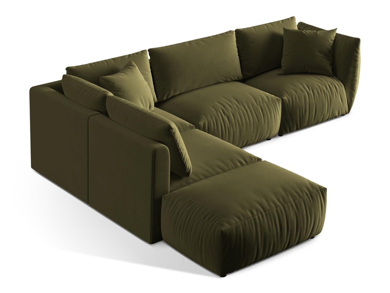 Modulares Ecksofa Ruvmone 108 (Casino Forest)